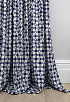 Whaley Great, Gingham Star Shore - Made to Measure Curtains
